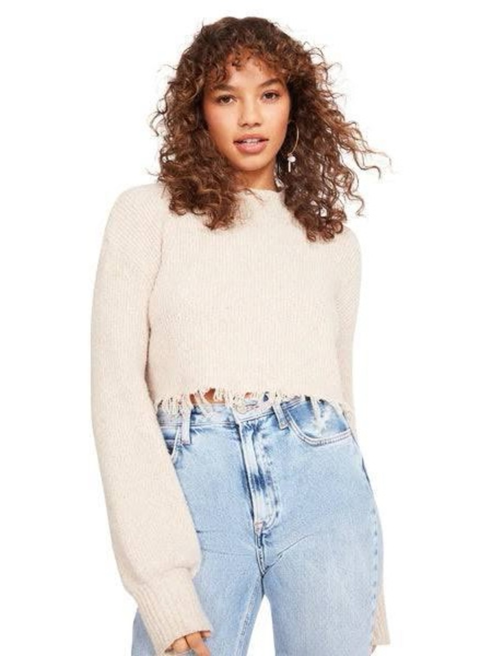 Cozy Crewneck Sweater - Cream